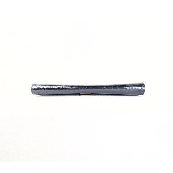Ted Baker Crocodile Embossed Leather Envelope Evening Clutch Bag - Picture 4 of 6
